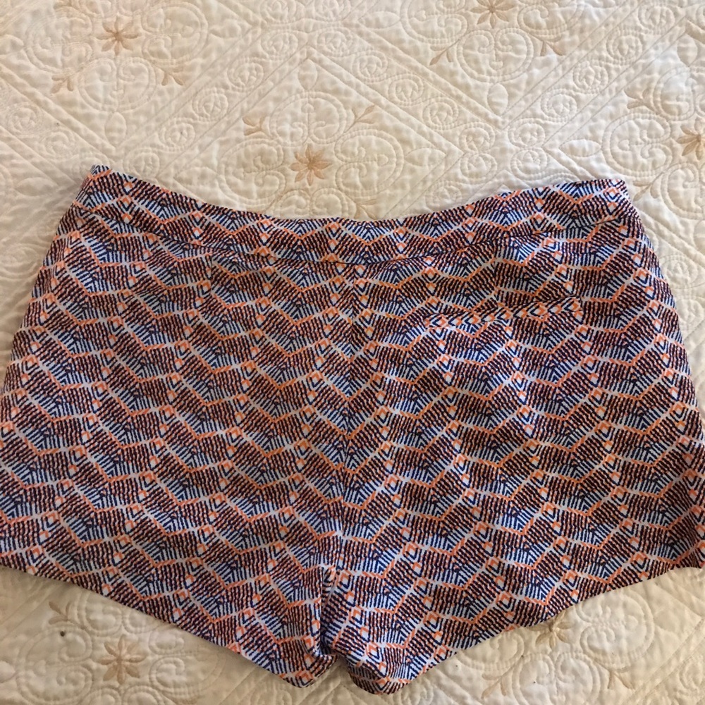 Joie Merci Chevron Blue & Orange Shorts - Picture 4 of 5